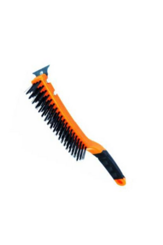 CEPILLO DE ALAMBRE MANGO 3x19 CON RASPADOR HM319