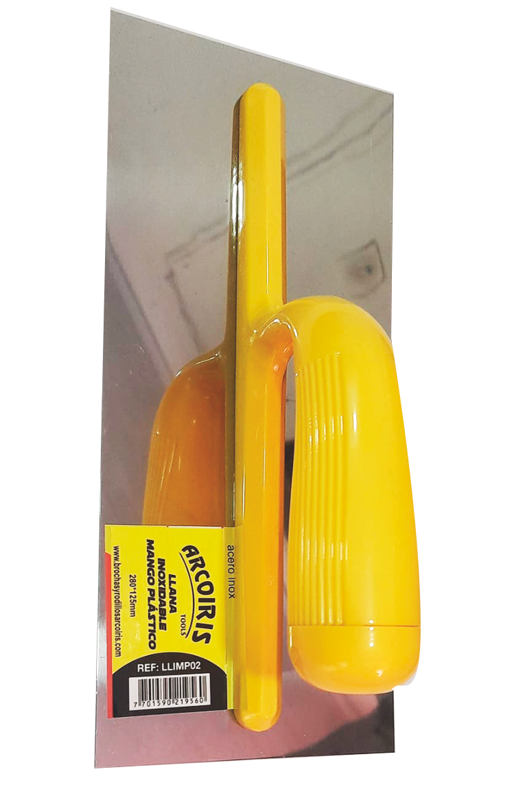LLANA INOXIDABLE MANGO PLASTICO ARCOIRIS LLIMP02